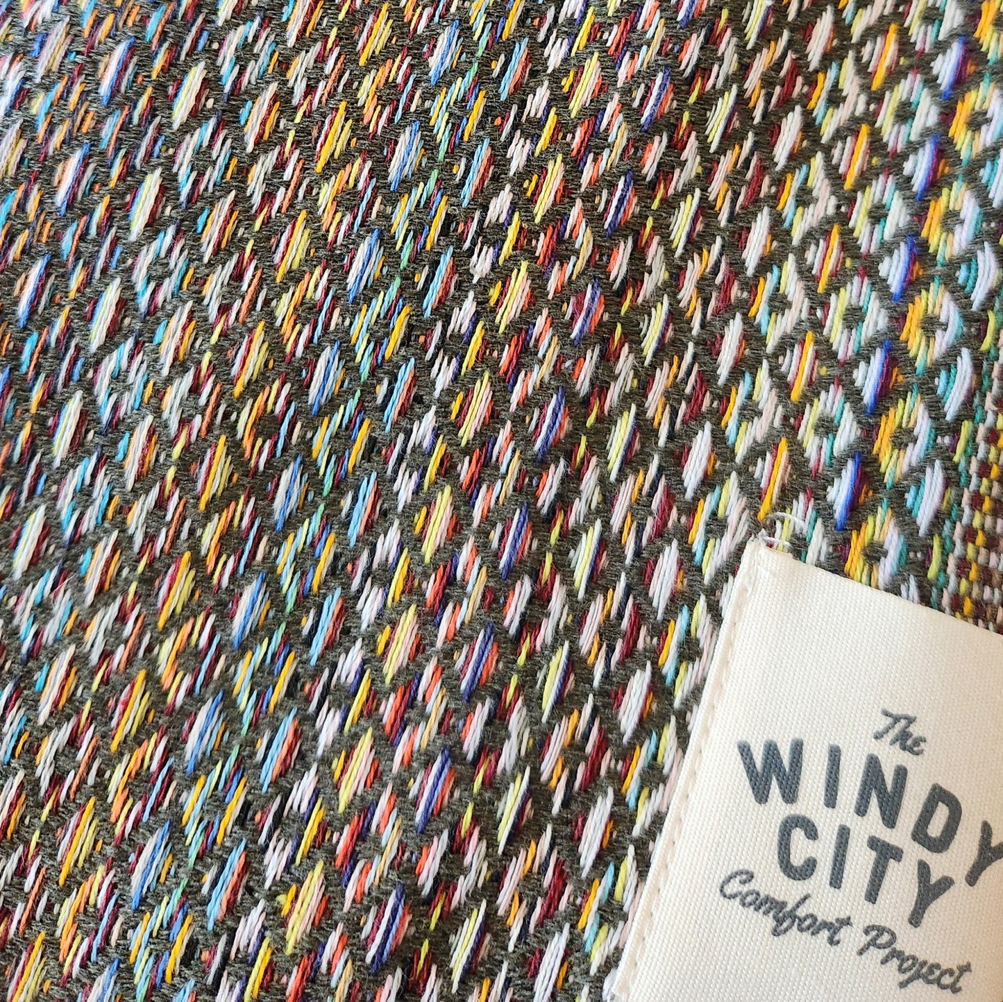 Spring Turkish Blanket - Rainbow Slate