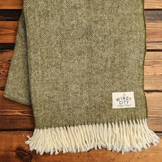 Evergreen Park Wool Throw