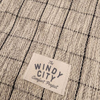 Rustic Queen Throw - Grey Windowpane