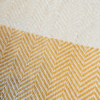 Summer Turkish Blanket - Mustard-Our popular Turkish Blankets are back and even better this year! Now crafted by a family business in Turkey from 100% OEKO-TEX certified organic cotton, and slightly bigger at 72" x 38", this Turkish Towel is ready for all your spring and summer activities! Perfect to use as a blanket, shawl, wrap, scarf, throw, tablecloth, picnic blanket, bath towel... the options are endless! The tightly weaved cotton makes them sand-repellent and quick drying - the ideal blanket to take t