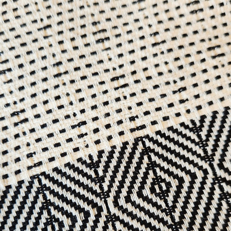 Summer Turkish Blanket - Black-Our popular Turkish Blankets are back and even better this year! Now crafted by a family business in Turkey from 100% OEKO-TEX certified organic cotton, and slightly bigger at 72" x 38", this Turkish Towel is ready for all your spring and summer activities! Perfect to use as a blanket, shawl, wrap, scarf, throw, tablecloth, picnic blanket, bath towel... the options are endless! The tightly weaved cotton makes them sand-repellent and quick drying - the ideal blanket to take to 