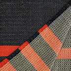 his 100% Organic Turkish Cotton, medium-weight throw blanket features two sets of stripes and a tightly woven pattern, making it versatile, super soft, and extra cozy. Perfect for the man cave, living room, or with all your tailgating essentials, this oversized 72" x 51" throw is a must-have at kickoff.