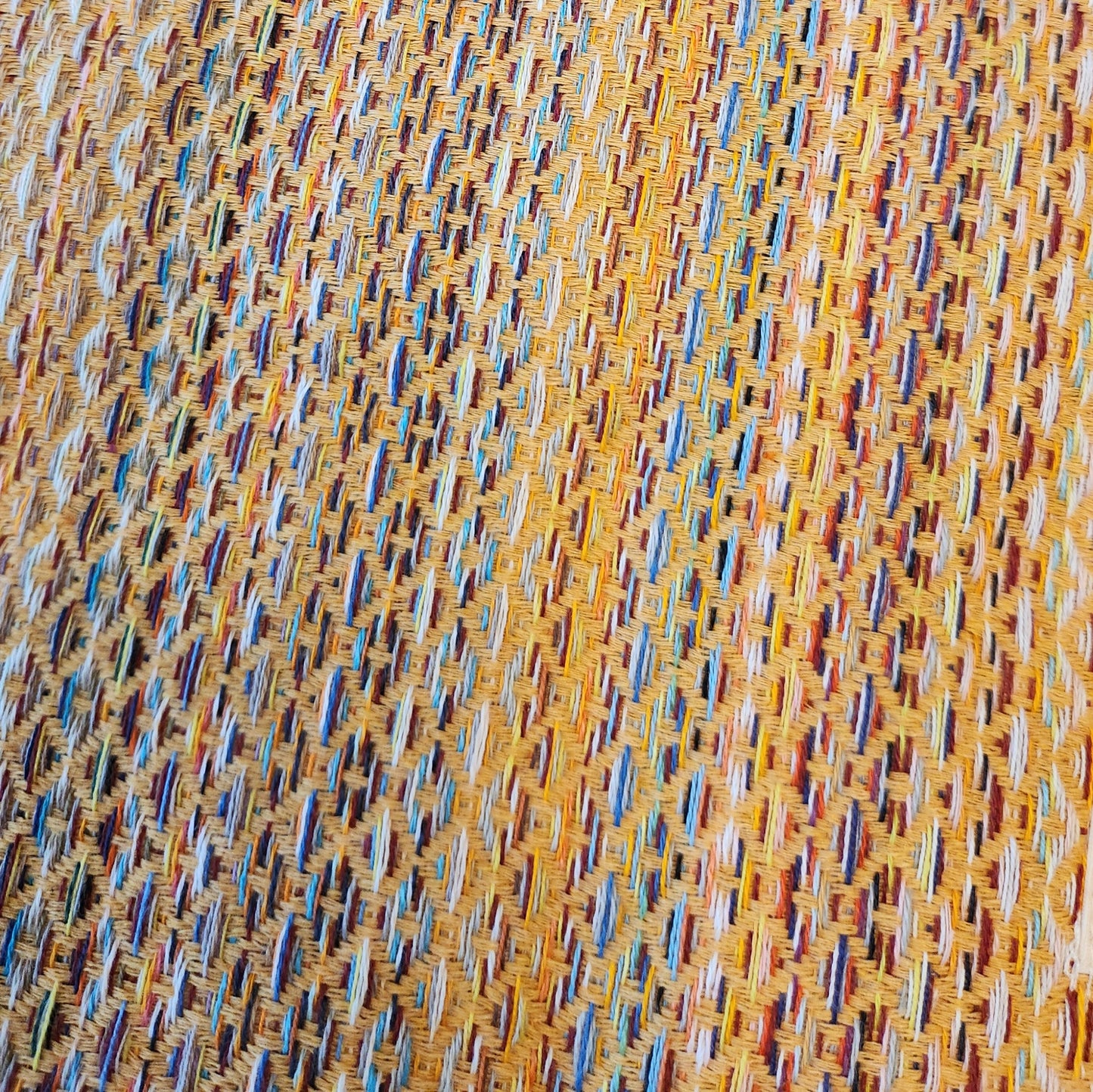 Fall Holiday Turkish Blanket - Rainbow Mustard