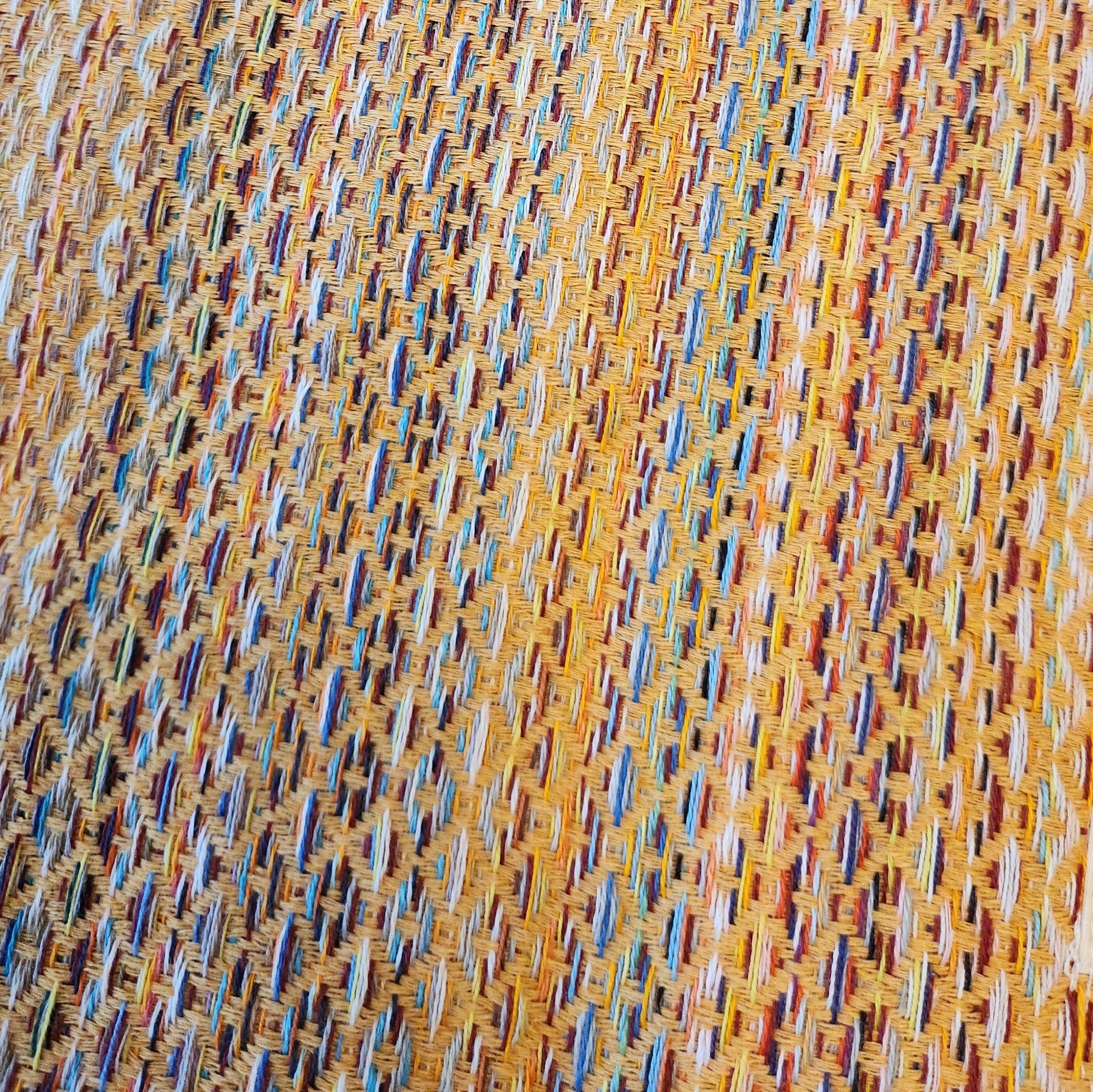 Fall Turkish Blanket - Rainbow Mustard