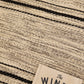 Grey Heather Striped Throw