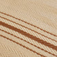 Cream & Copper Stripe Throw