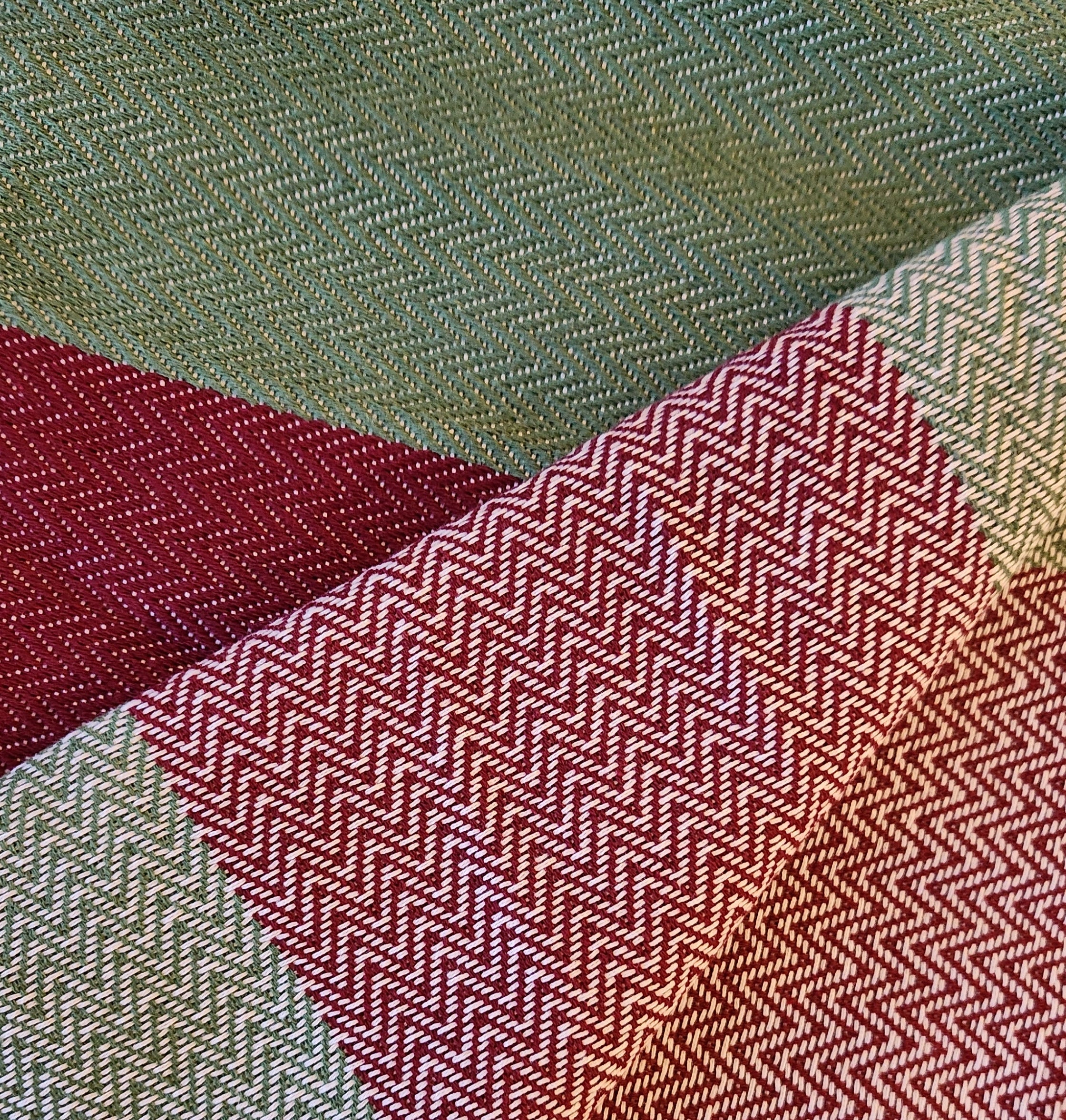 Holiday Couch Throw - Color Block