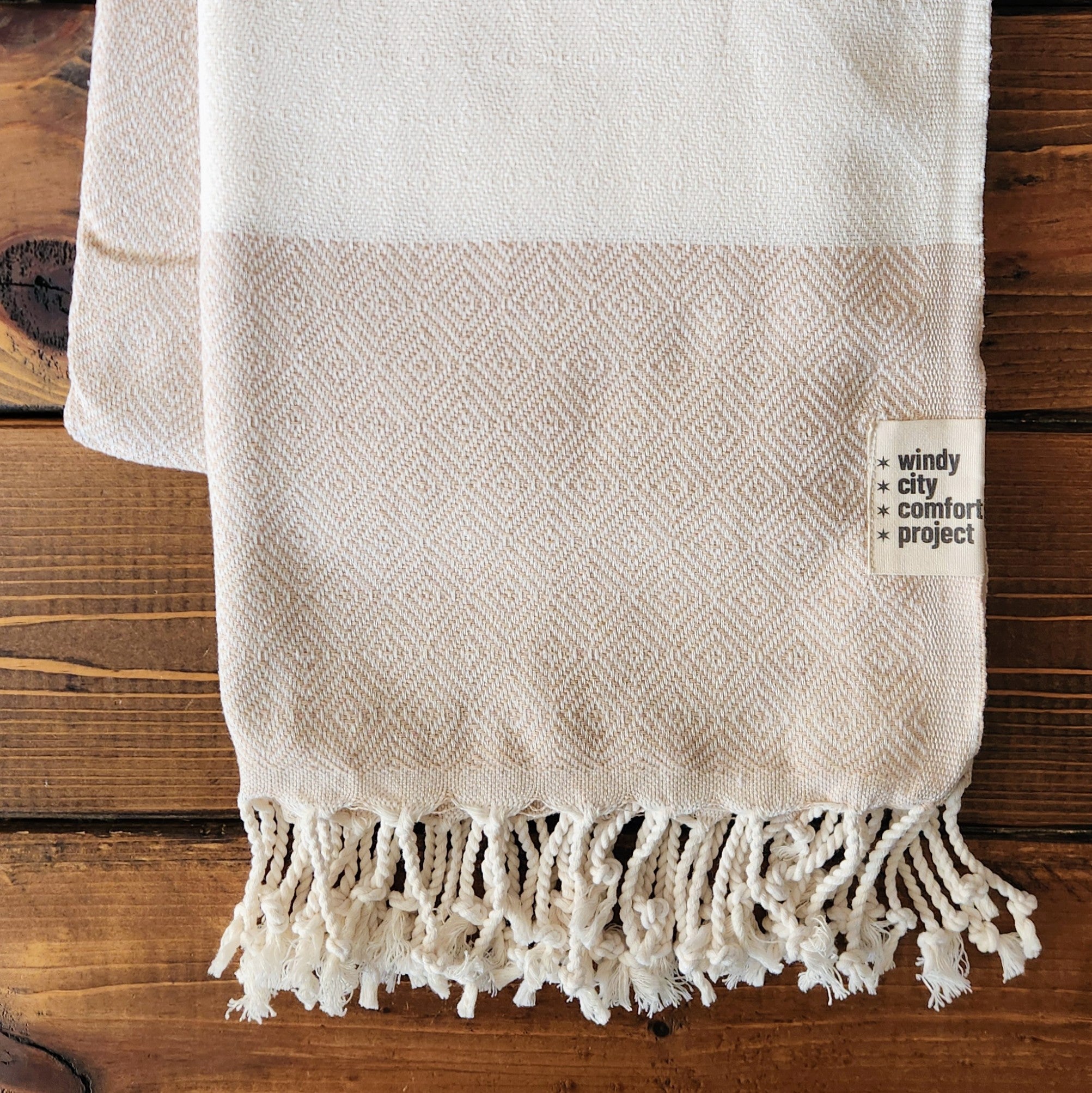 Fall Turkish Blanket - Stone Diamond