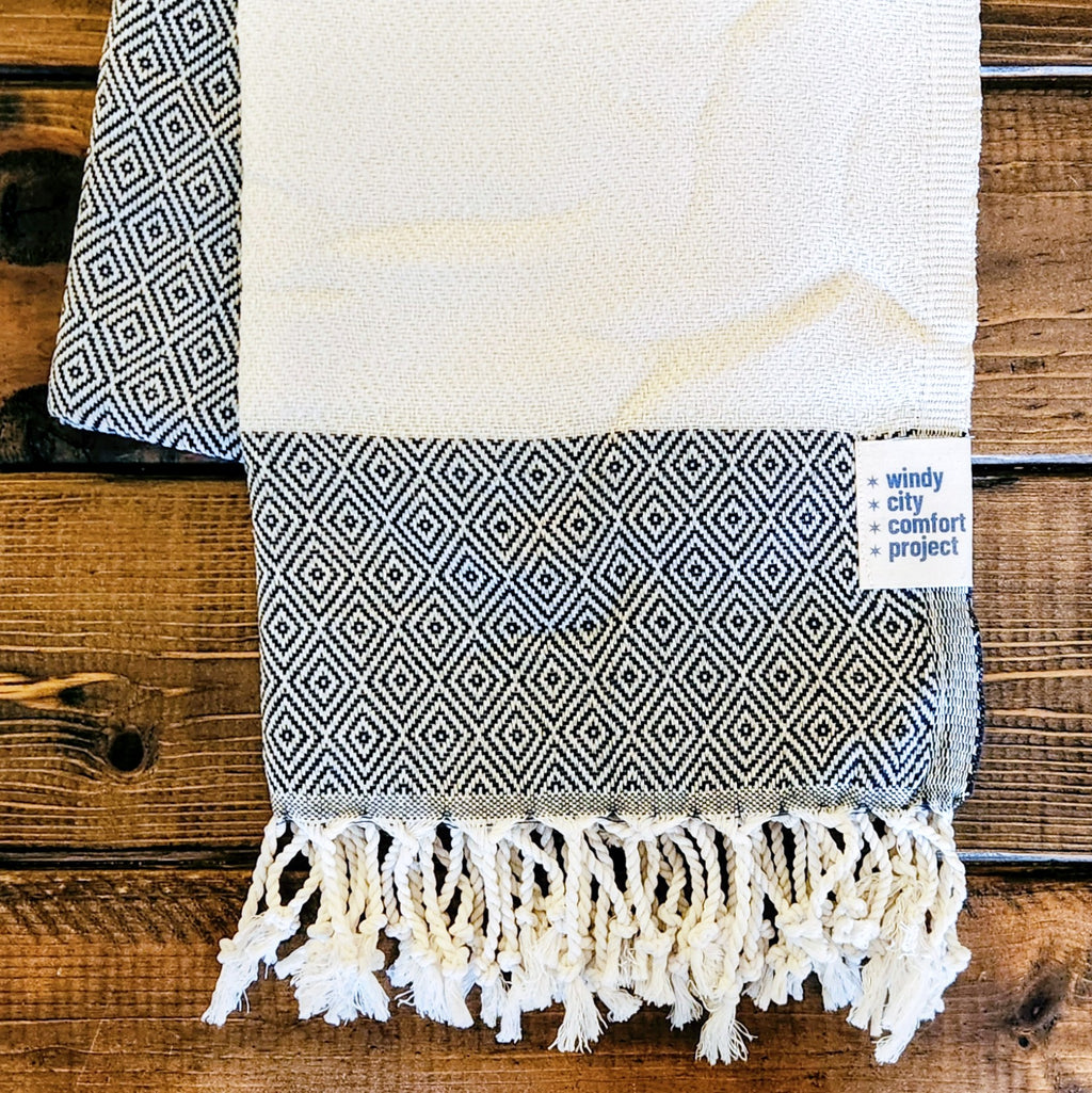 Spring Turkish Blanket - Midnight Diamond