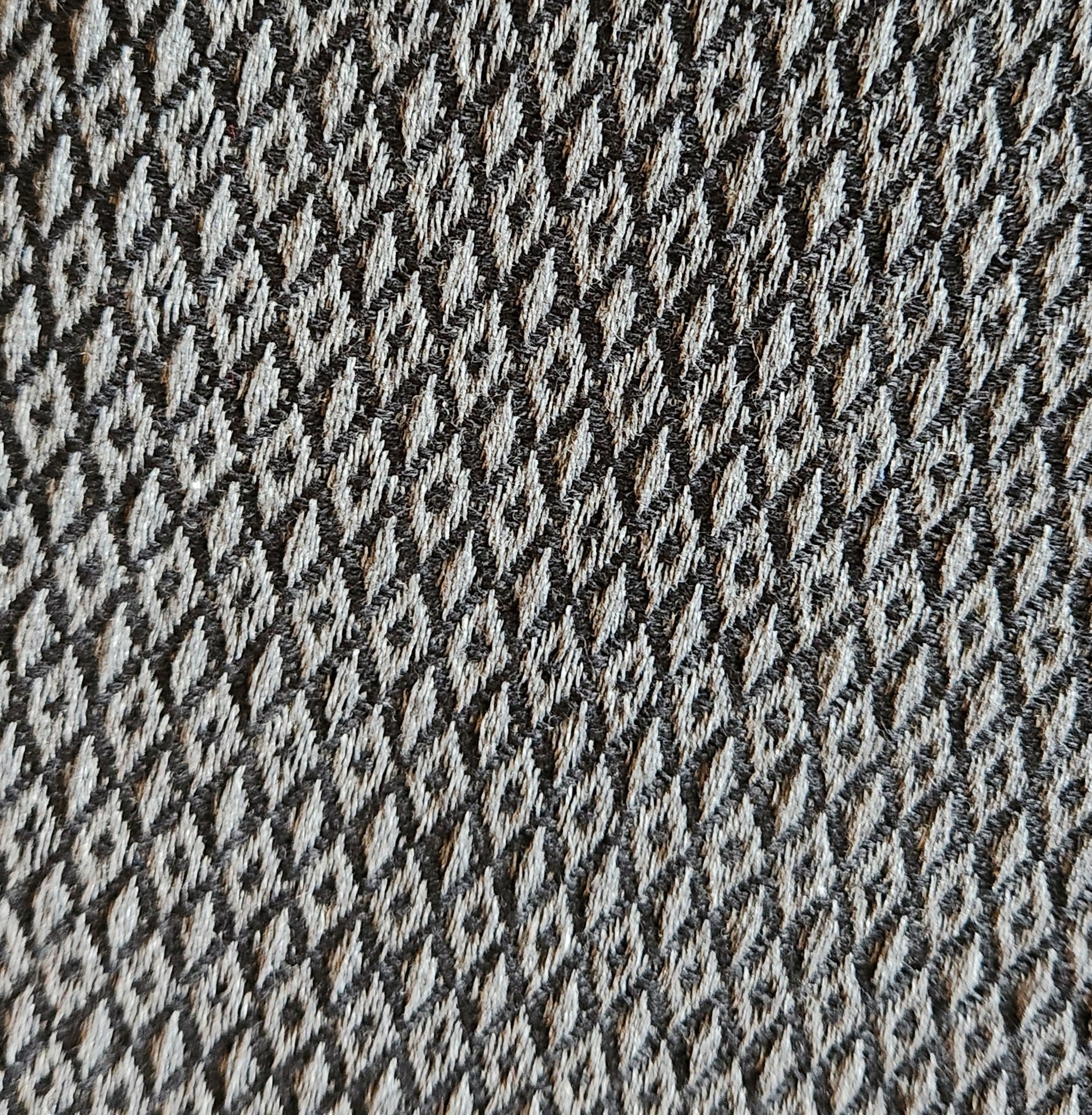 Fall Turkish Blanket - Black/Grey Dots