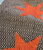 Chicago Flag Turkish Blanket - Black