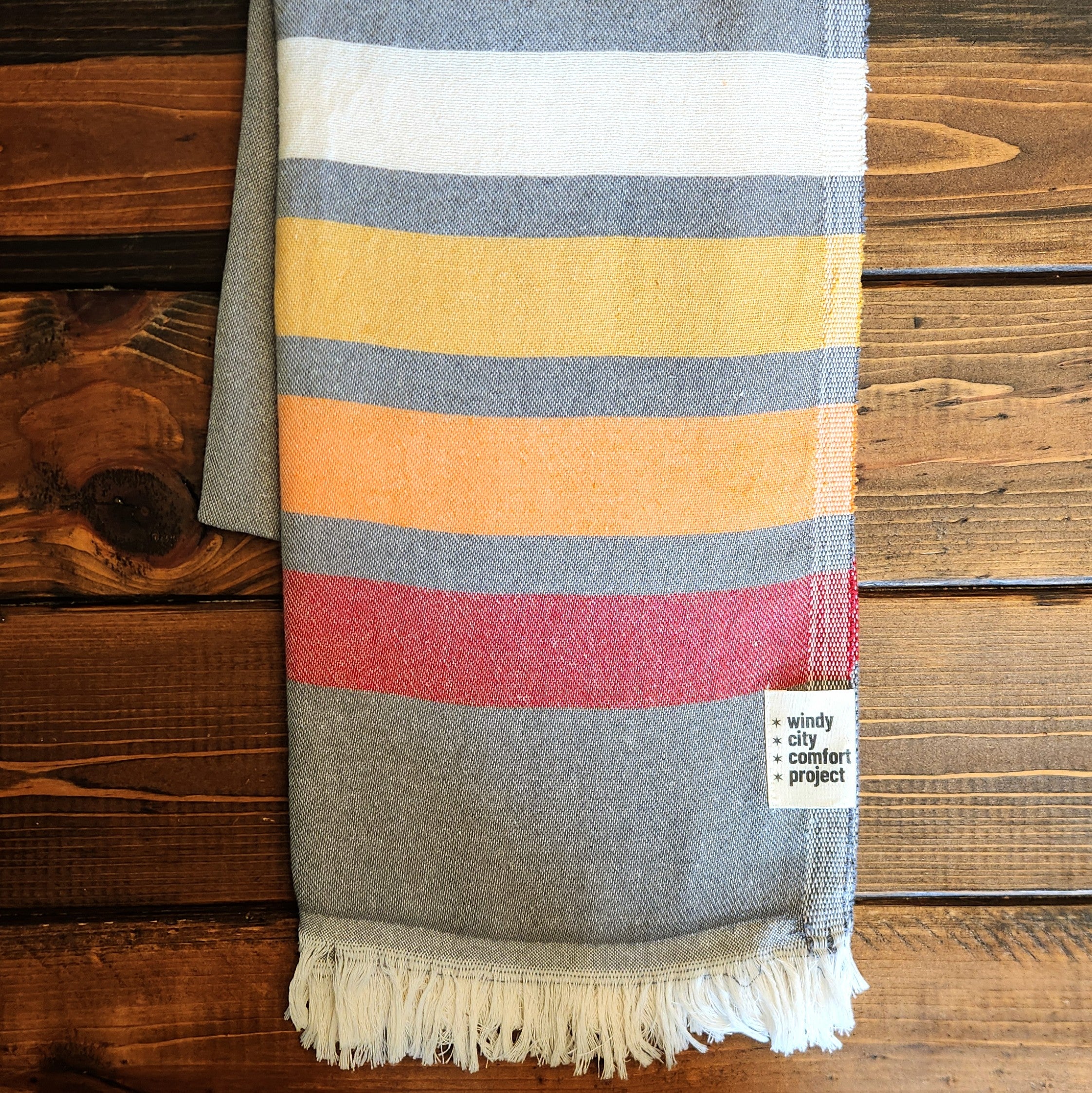 Shoreline Turkish Blanket - Grey