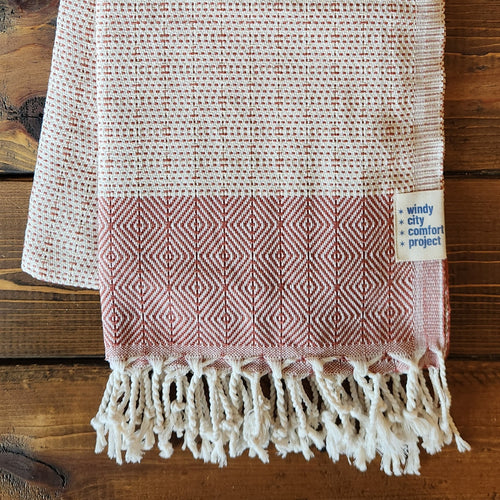 Fall Turkish Blanket - Brick Textured