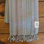 Fall Turkish Blanket - Rainbow Slate Grey