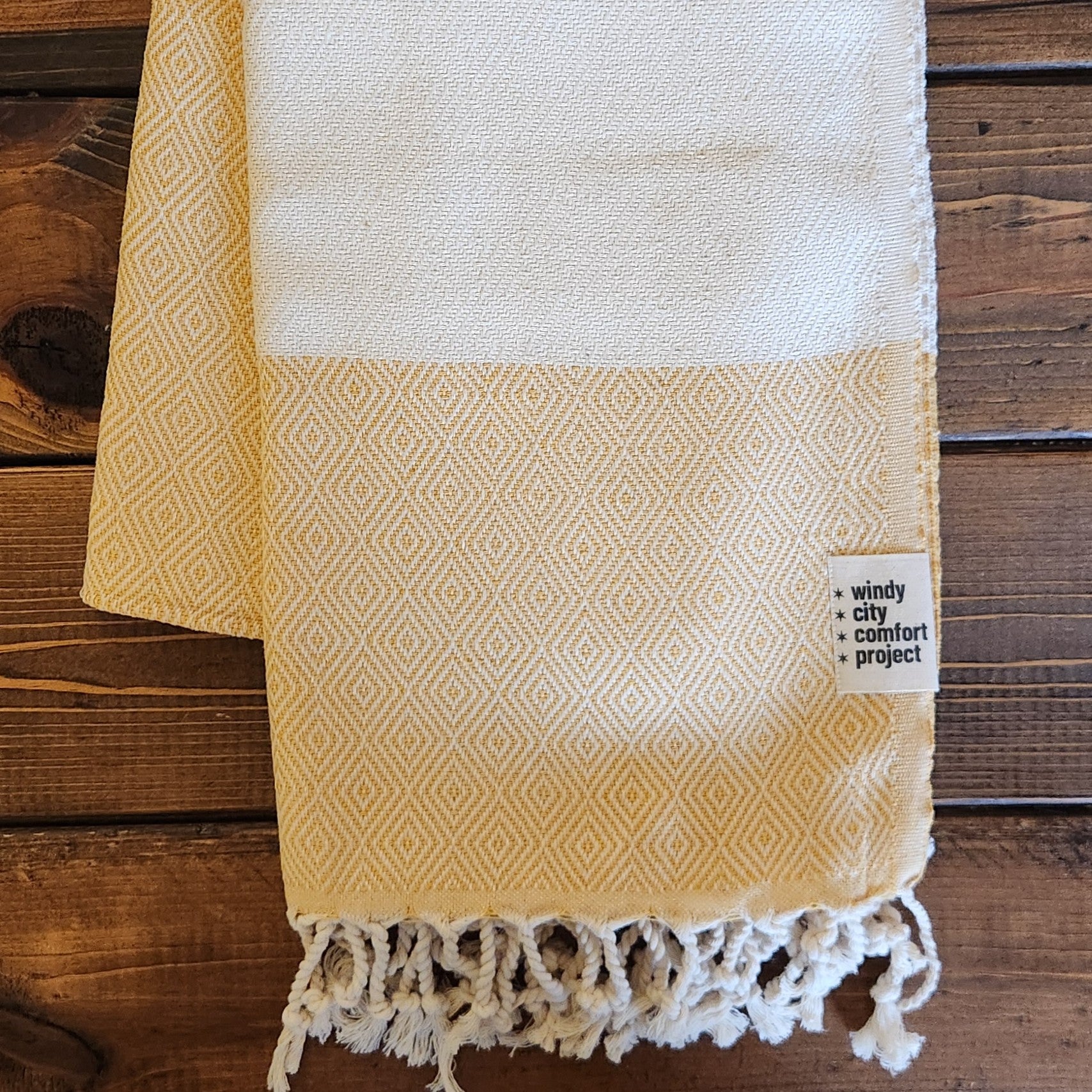 Spring Turkish Blanket - Canary Diamond