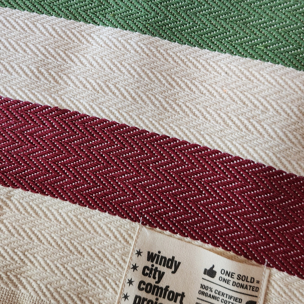 Holiday Couch Throw - Stripes