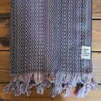 XXL Handmade Rainbow Throw - Black