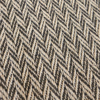 Textured Throw - Slate Chevron Tassel-Free