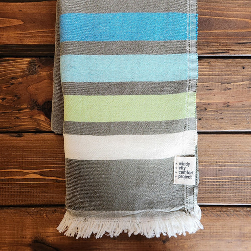 Shoreline Turkish Blanket - Moss