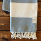 Spring Turkish Blanket - Navy Blue Not Grey