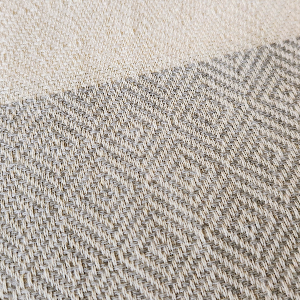 Fall Turkish Blanket - Grey Heather Diamond