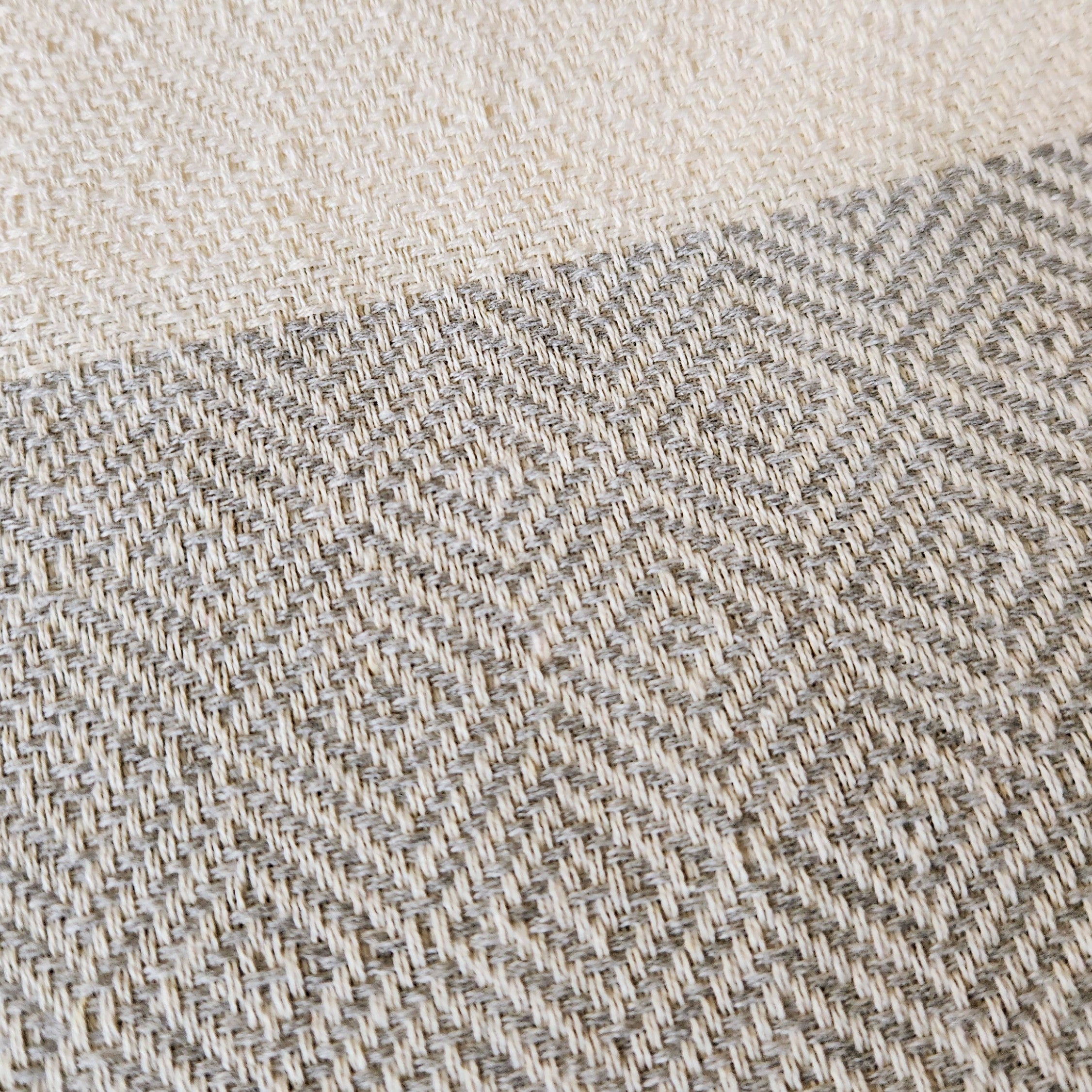 Fall Turkish Blanket - Grey Heather Diamond