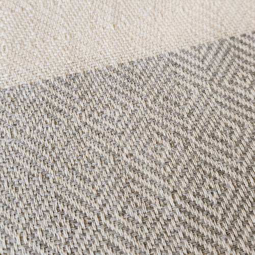 Fall Turkish Blanket - Grey Heather Diamond