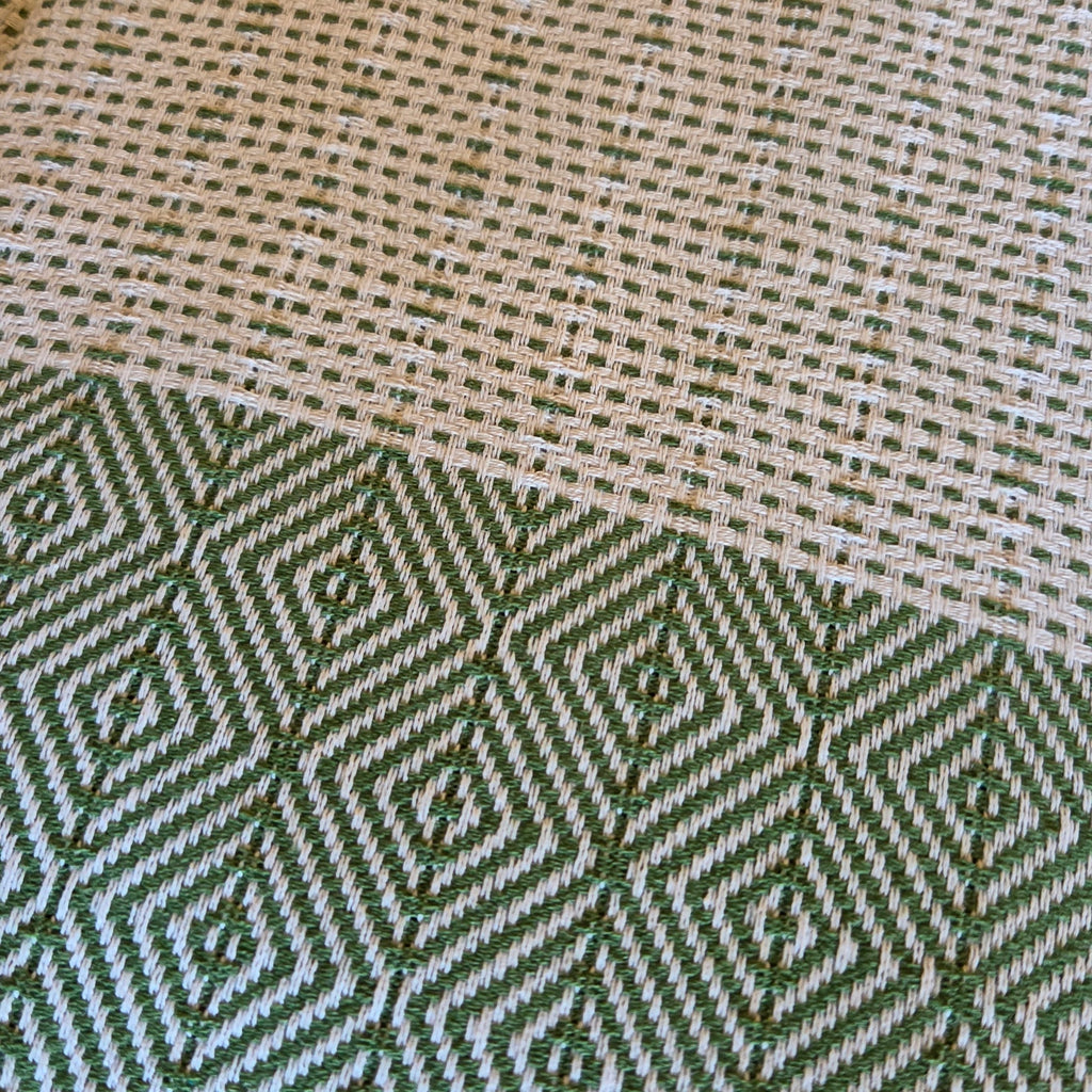 Fall Turkish Blanket - Pine Green Textured