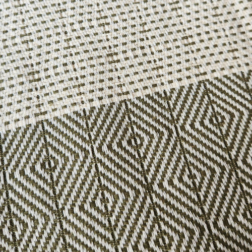 Fall Turkish Blanket - Moss Textured