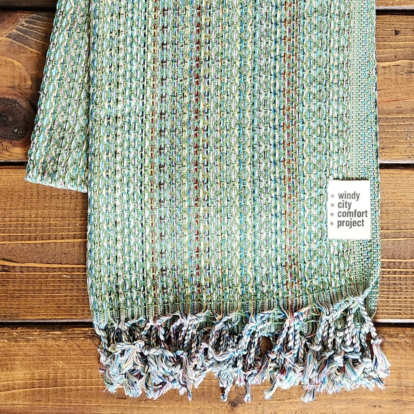 Spring Turkish Blanket - Rainbow Sage