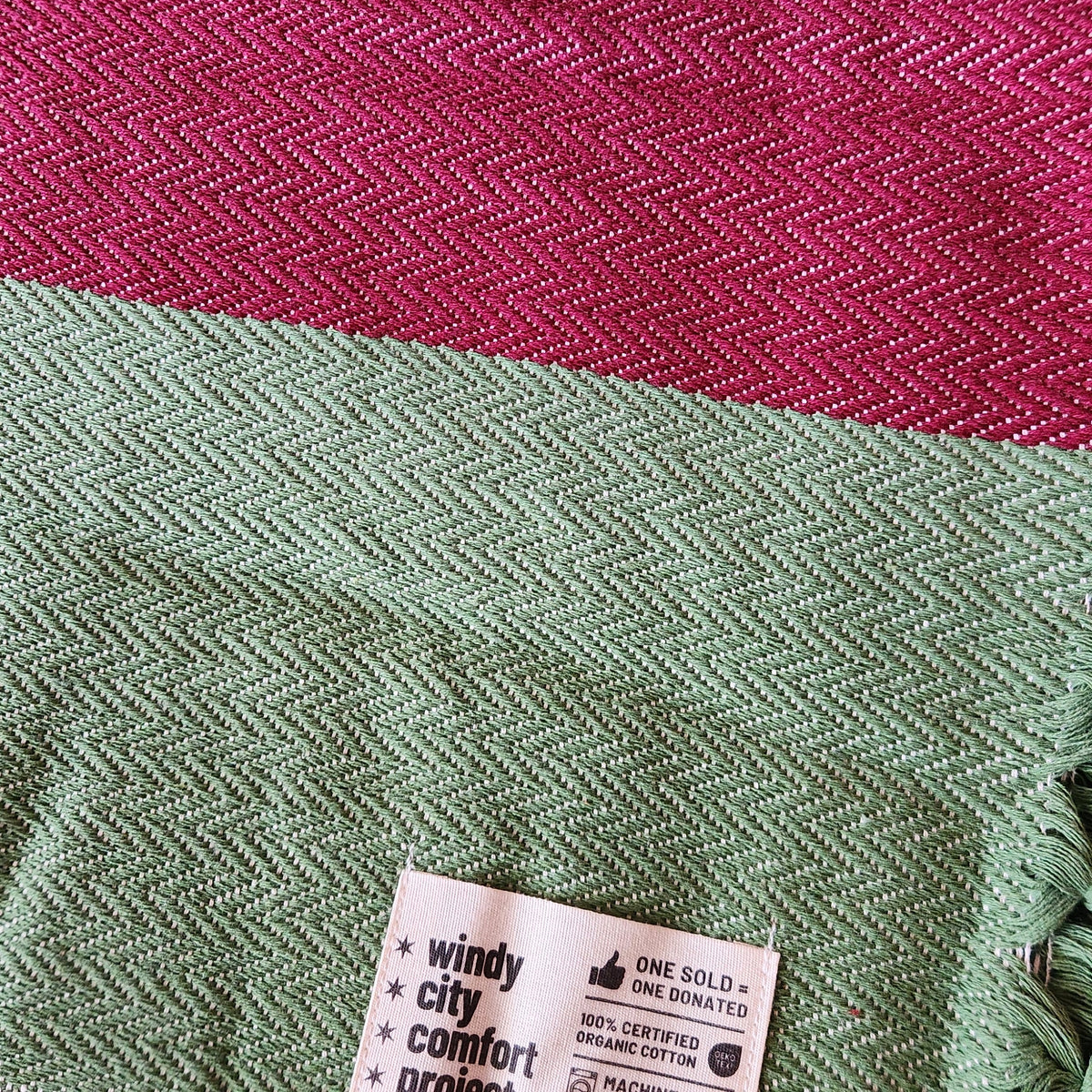 Holiday Couch Throw - Color Block