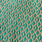 Fall Turkish Blanket - Green/Orange Dots