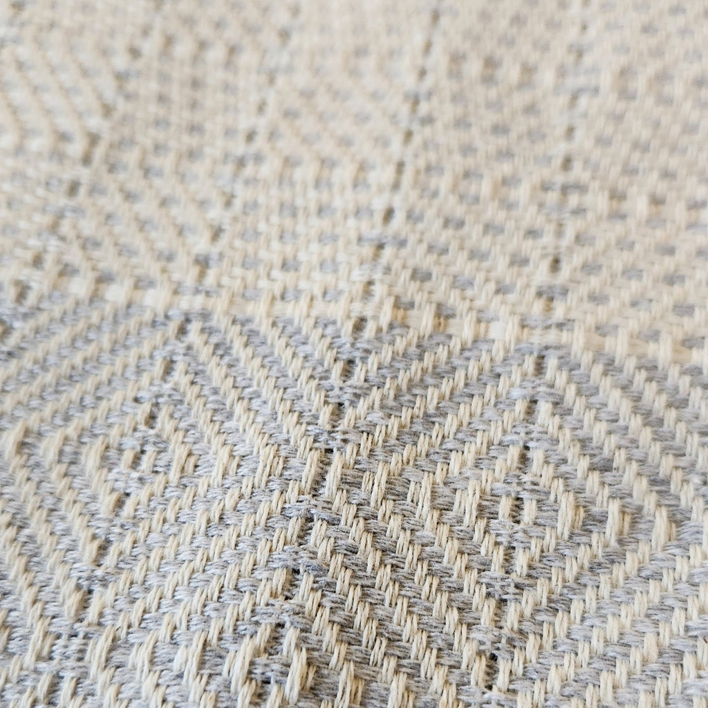 Fall Turkish Blanket - Light Grey Textured