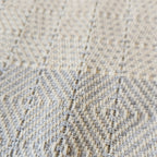 Fall Turkish Blanket - Light Grey Textured