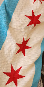 Summer Turkish Blanket - Chicago Flag