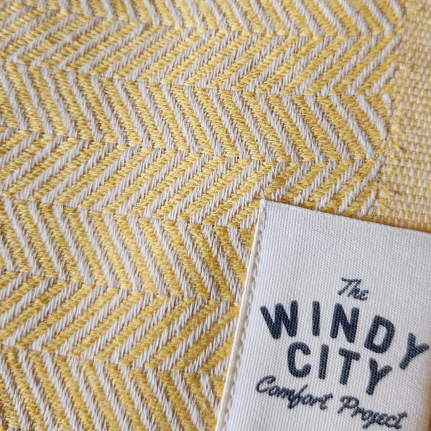 Modern XXL Throw: Buttermilk Yellow