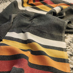 Shoreline Turkish Blanket - Charcoal
