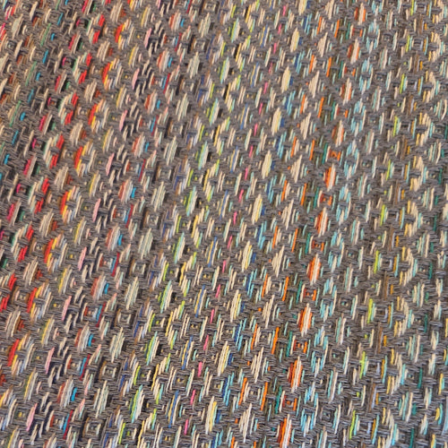 Fall Turkish Blanket - Rainbow Slate Grey