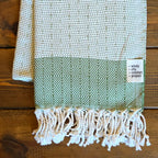 Fall Turkish Blanket - Pine Green Textured