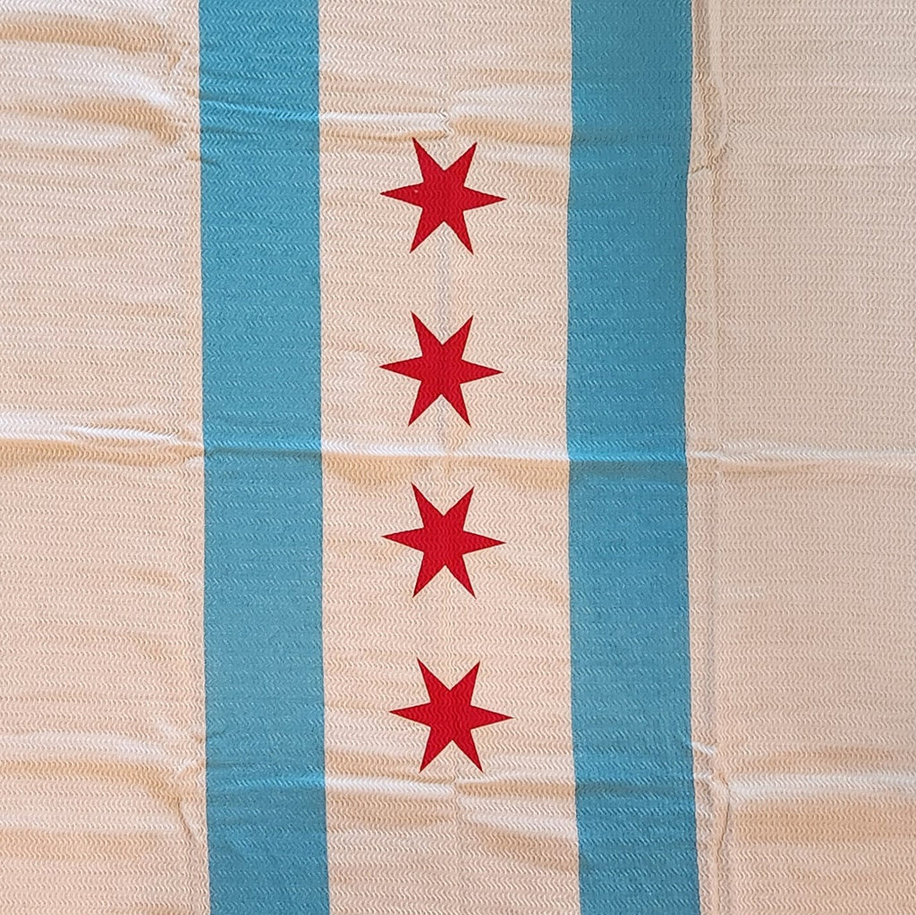 Summer Turkish Blanket - Chicago Flag