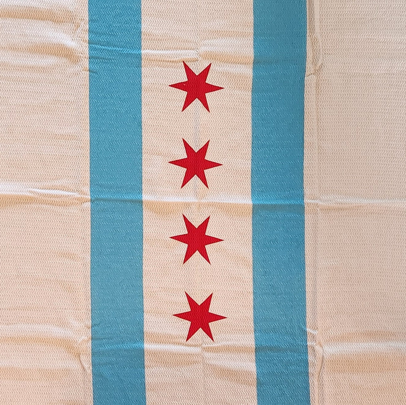 Spring Turkish Blanket - Chicago Flag