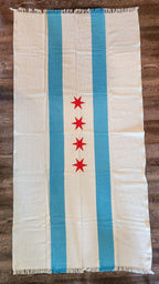 Summer Turkish Blanket - Chicago Flag