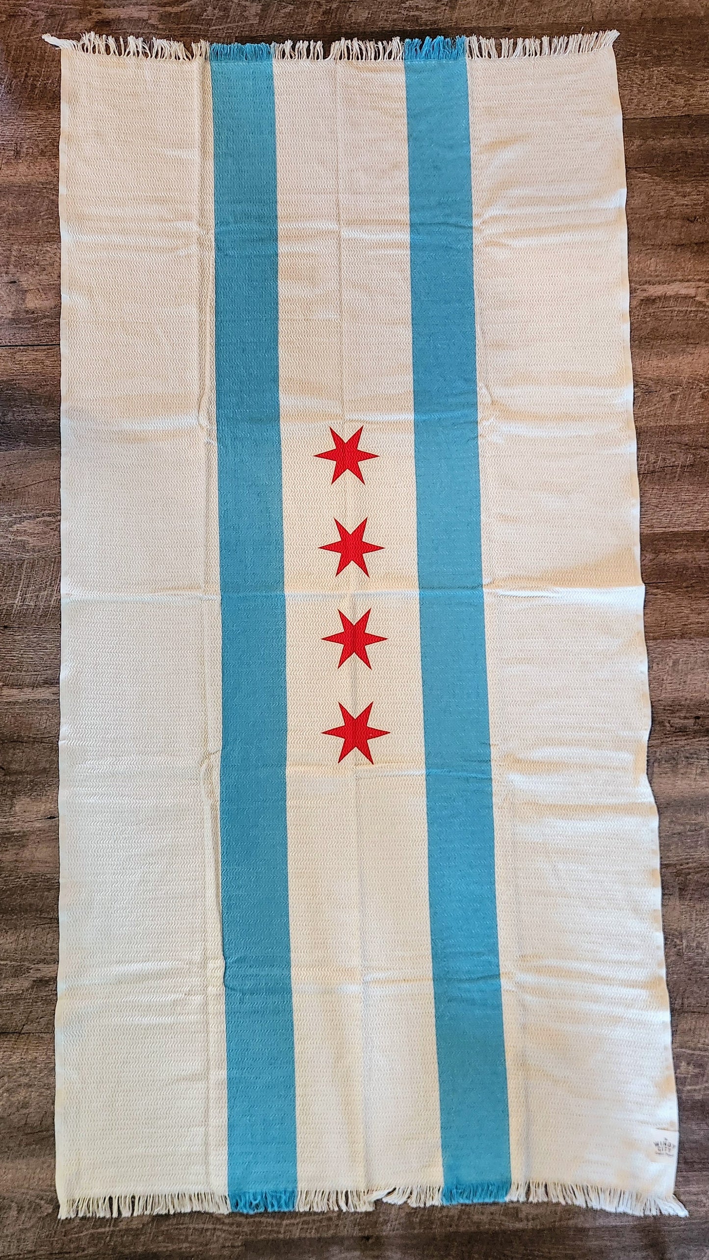 Spring Turkish Blanket - Chicago Flag
