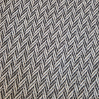Textured Throw - Slate Chevron Tassel-Free