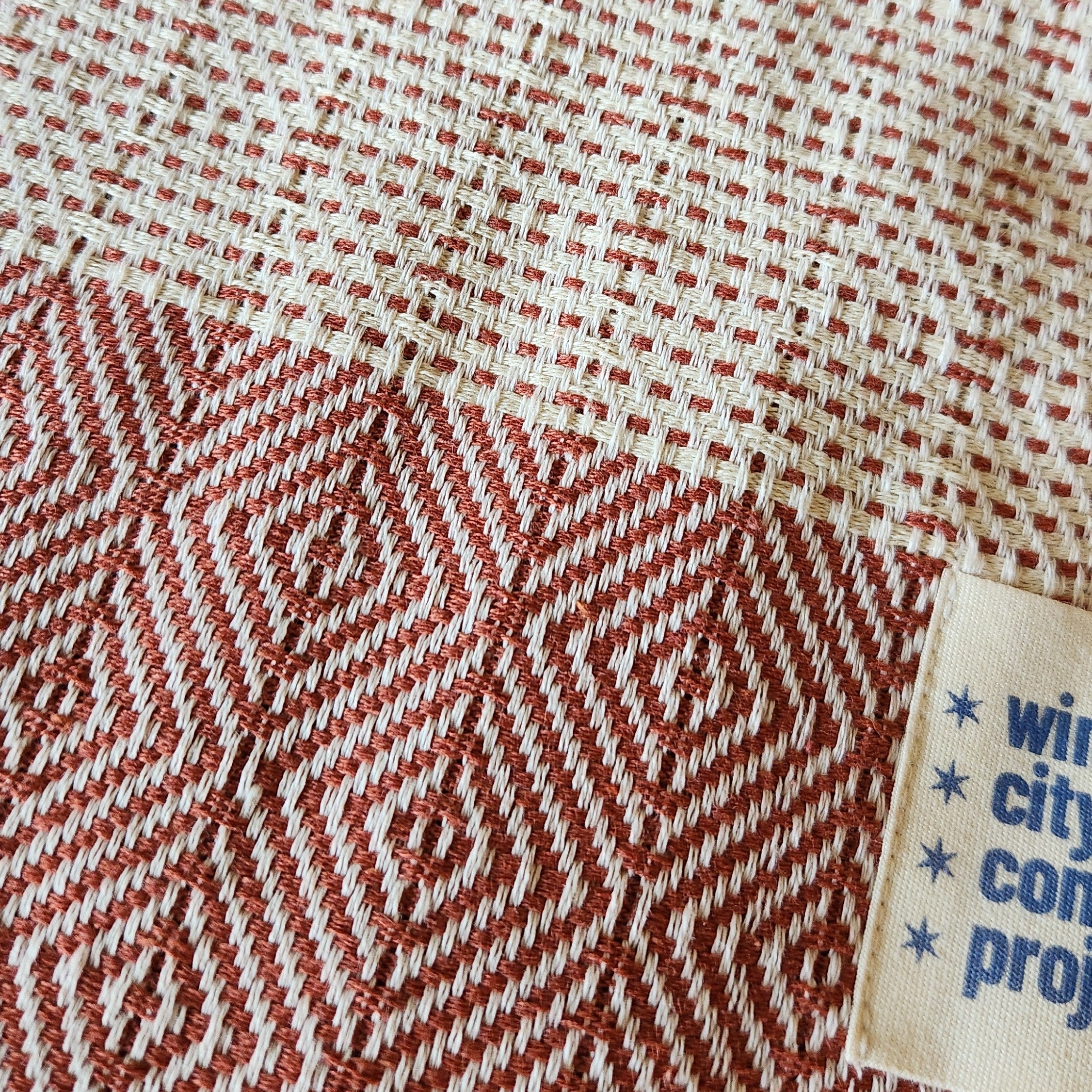 Fall Turkish Blanket - Brick Textured