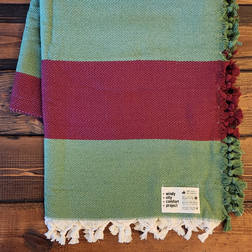 Holiday Couch Throw - Color Block