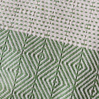Fall Turkish Blanket - Green Apple Textured