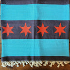 Chicago Dark Mode Throw Blanket