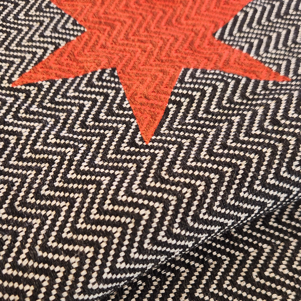 Chicago Flag Turkish Blanket - Black