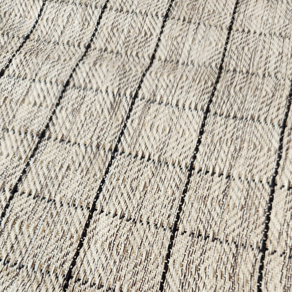 Rustic Couch Throw - Grey Windowpane